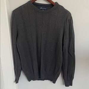 John Ashford Charcoal Crewneck Sweater size M